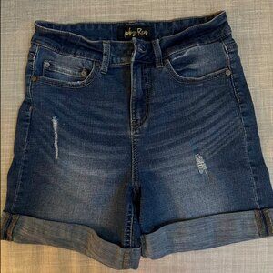 Jean Shorts Mid Waist